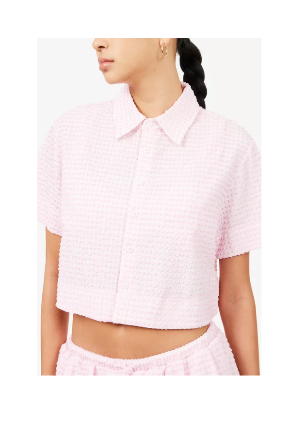 Reeves Camp Shirt in Daisy Ivory