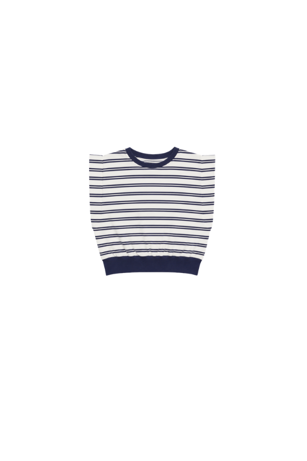 Joie Cotton Jersey Top in Midnight Stripe