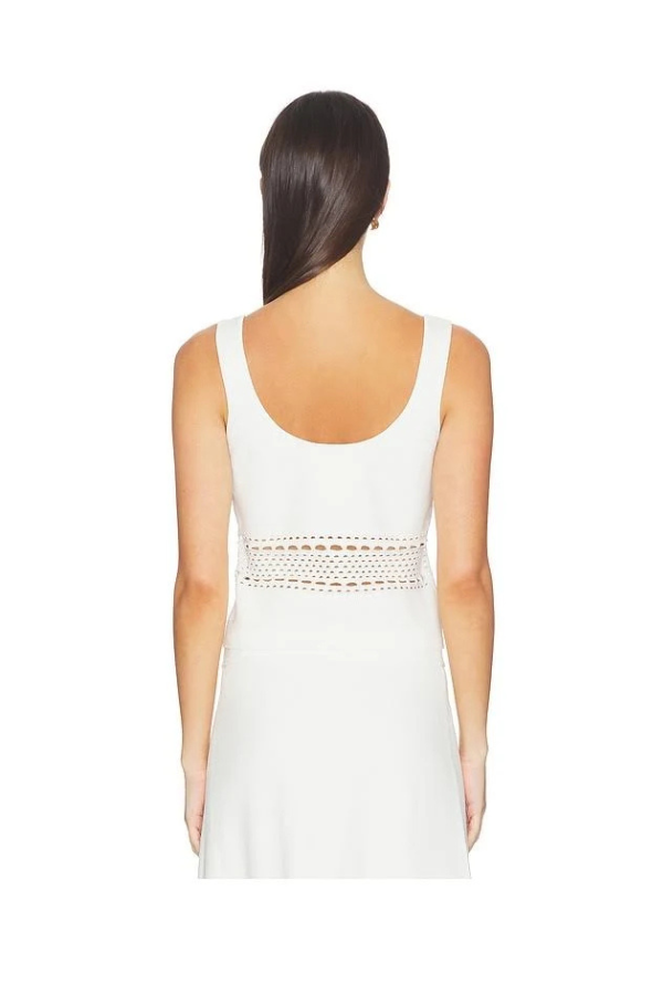 Fitzgerald Open Stitch Knit Tank