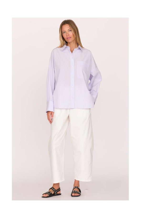 Phoenix Barrel Pant in White