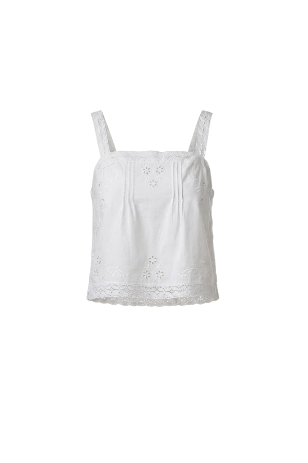 Amal Top in Ivory
