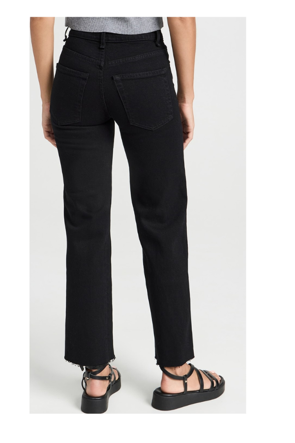 Slim Crop in Black Resin