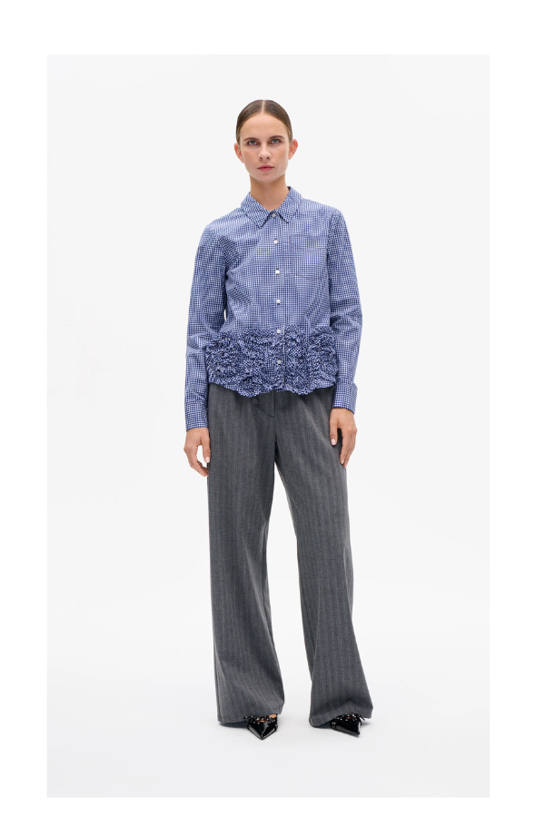 Mariel in Mini Blue Check