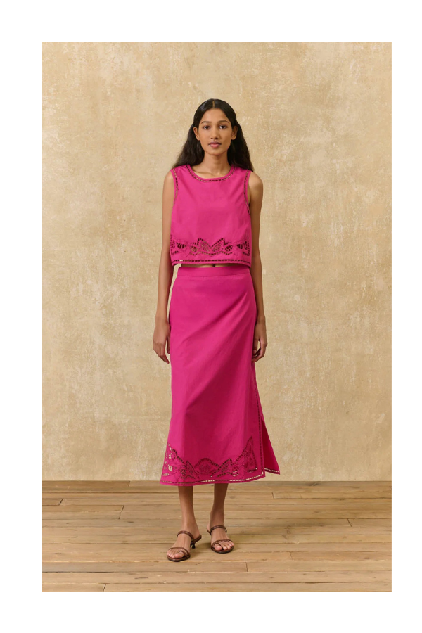 Irane Top in Fuchsia