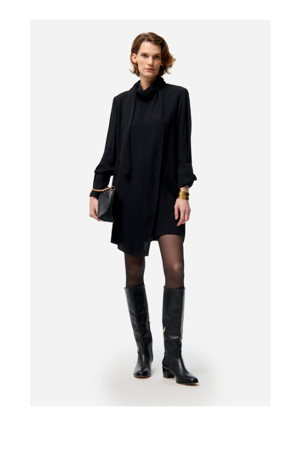 Ferielle Dress in Noir