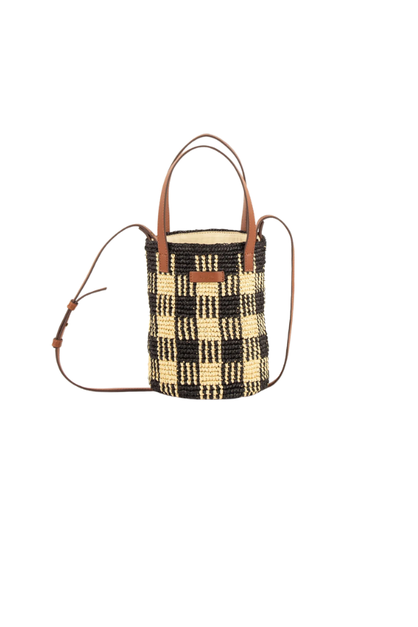 Mimi Tara R Bag in Black Natural