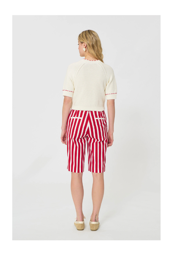 Gracy Vest in ecru cotton