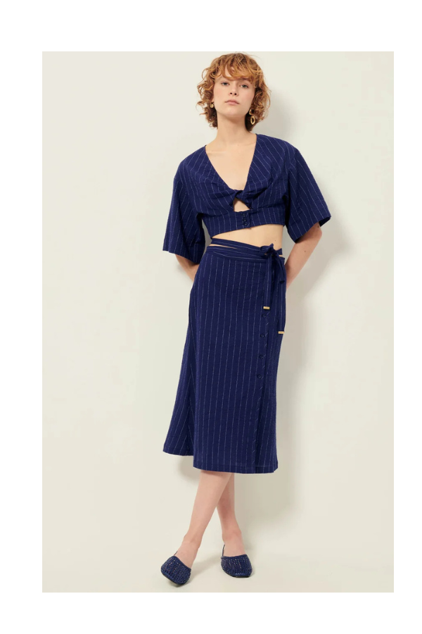 Ola Skirt in Blazer Blue