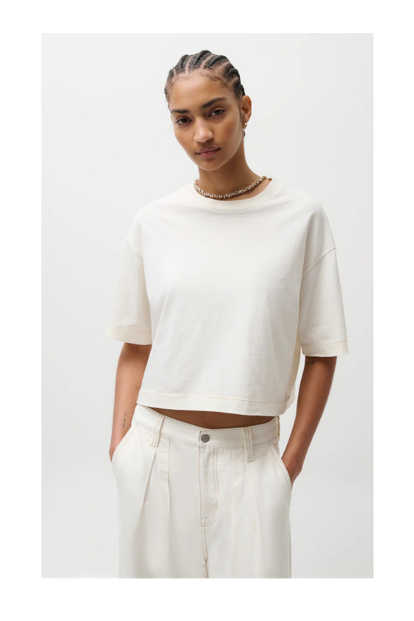 Mae Top in Soft White