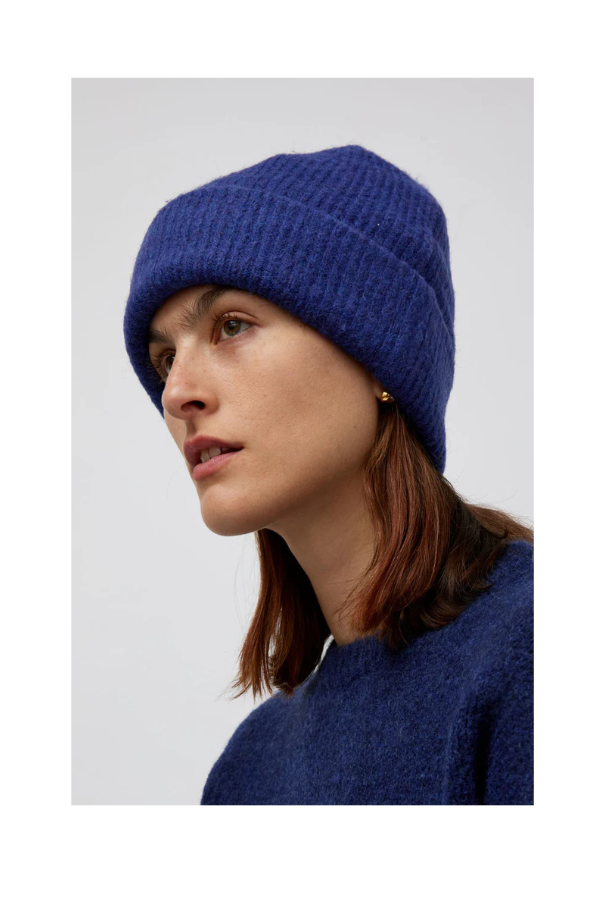 Knit Hat in Royal Blue