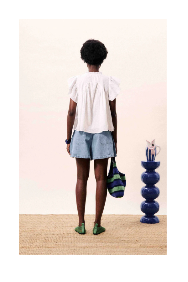 Khoi Short in Bleu Clair