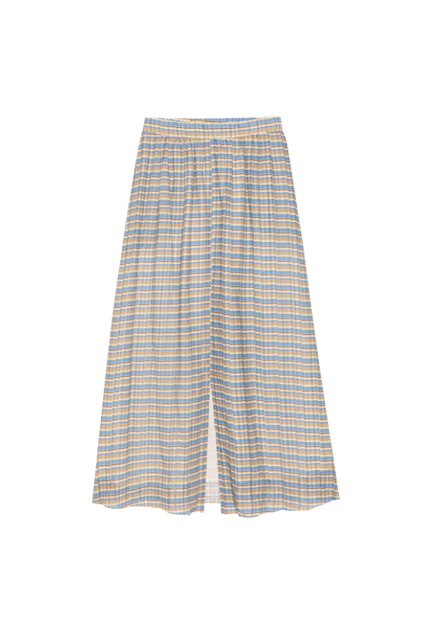 Tatiana Skirt in Coastal Plaid