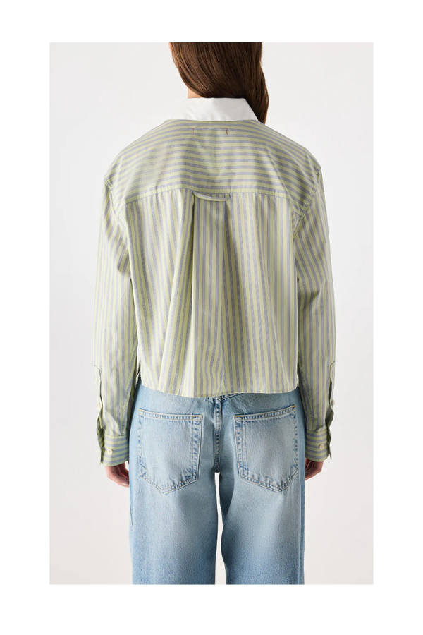 Ruth Crop Shirt in Thistle
