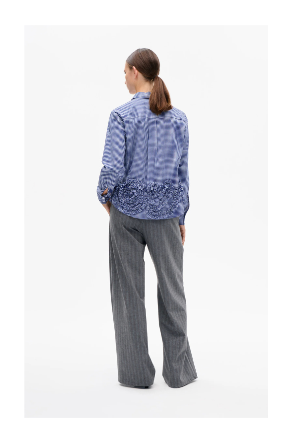 Mariel in Mini Blue Check