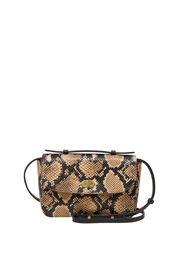 Kathryn Purse in Tan Desert Snake