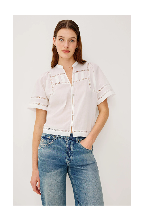 Alanis Top in White