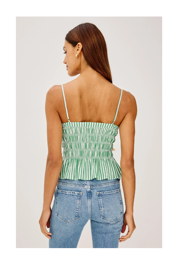Makenna In Emerald Stripe
