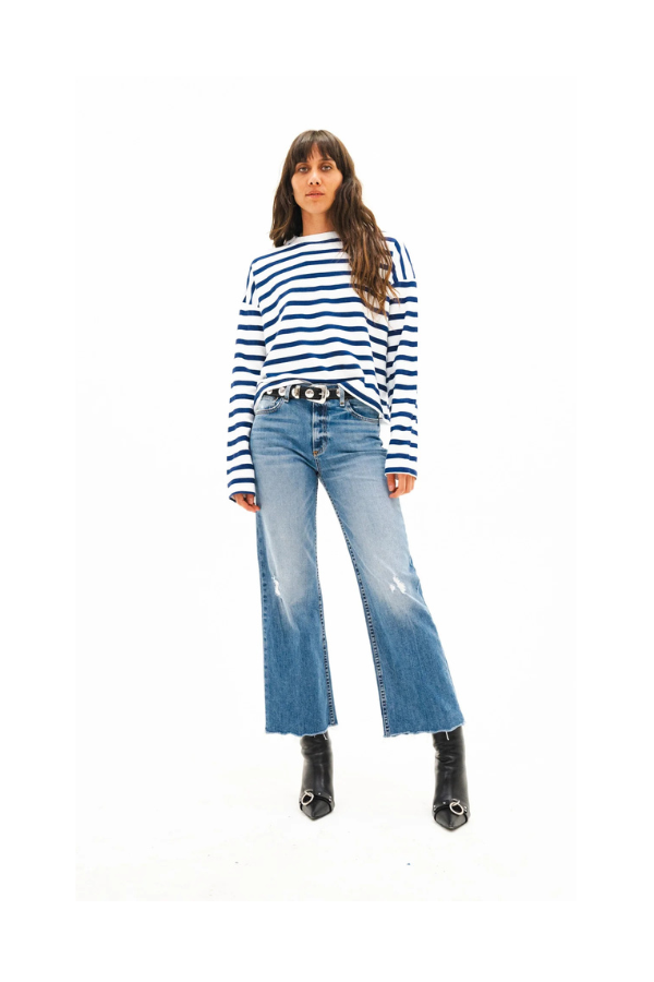 Crop Wide Leg Jean Trestels