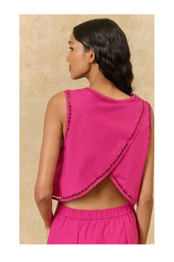 Irane Top in Fuchsia