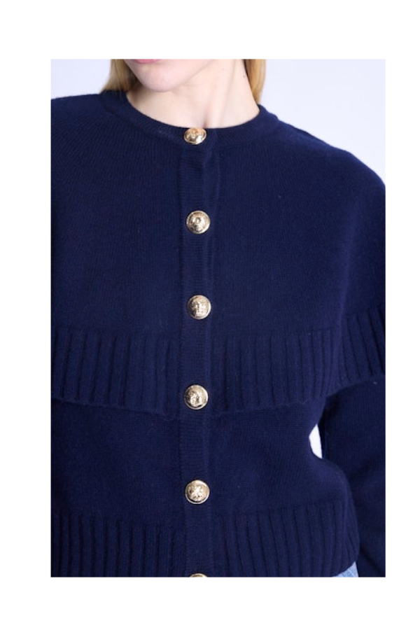 Cardigan ML COL Marin in Navy