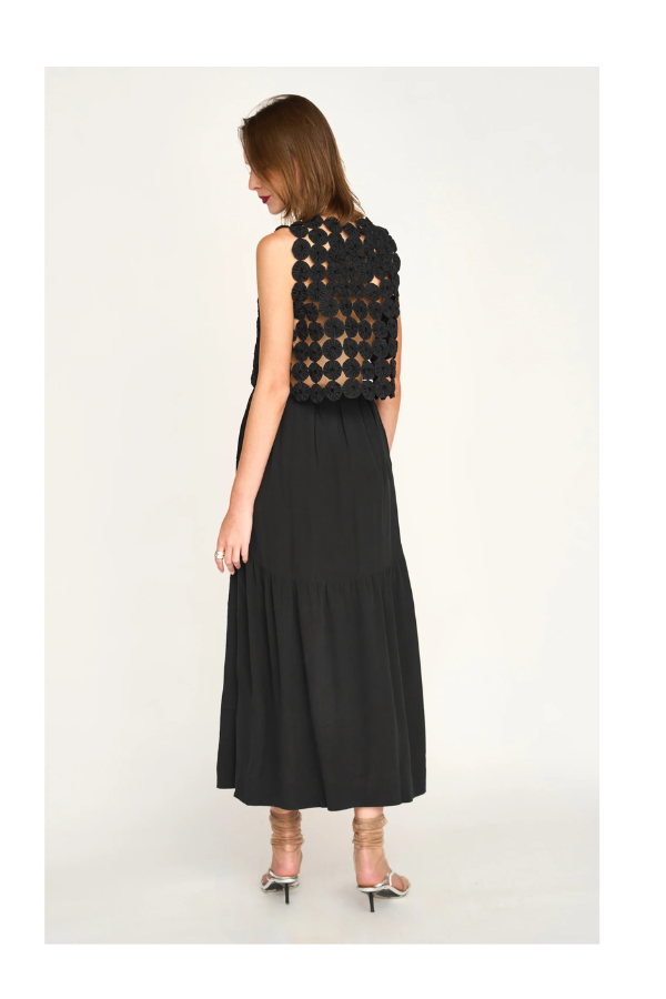 Santanyi Yo Yo Top in Black