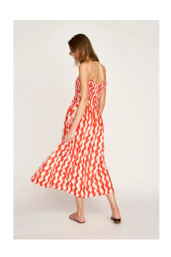 Puglia Top in Cherry Hopscotch