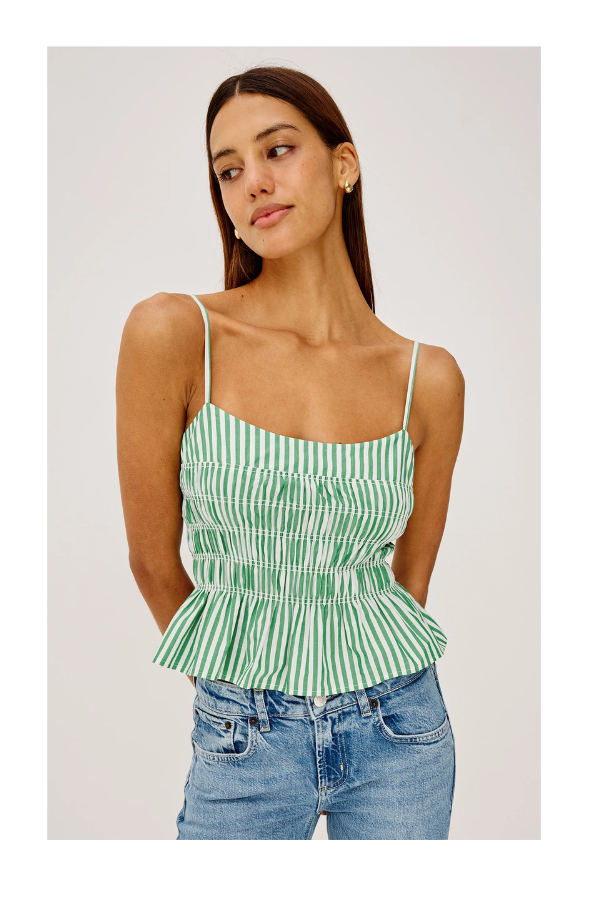 Makenna In Emerald Stripe