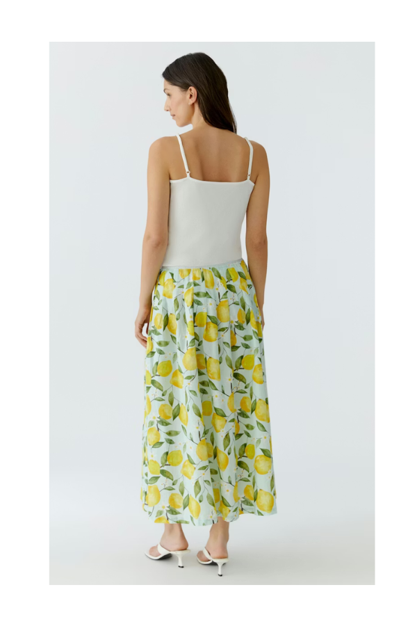 Maxi Skirt- Light Green Yellow