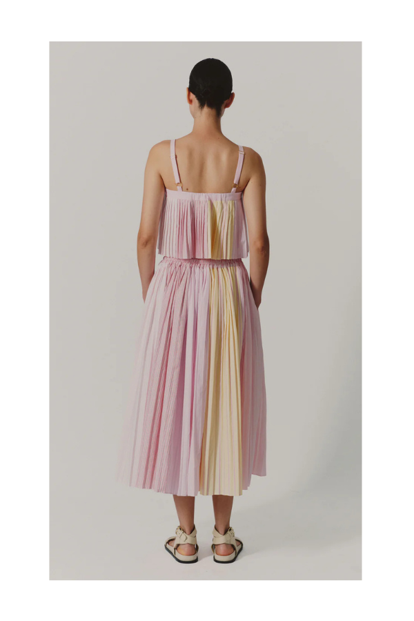 Gabriela Top in Mix Lines Rosa