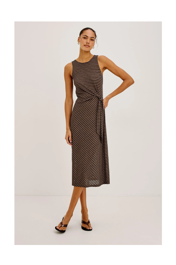 Ricky in Onyx Cocoa Stripe
