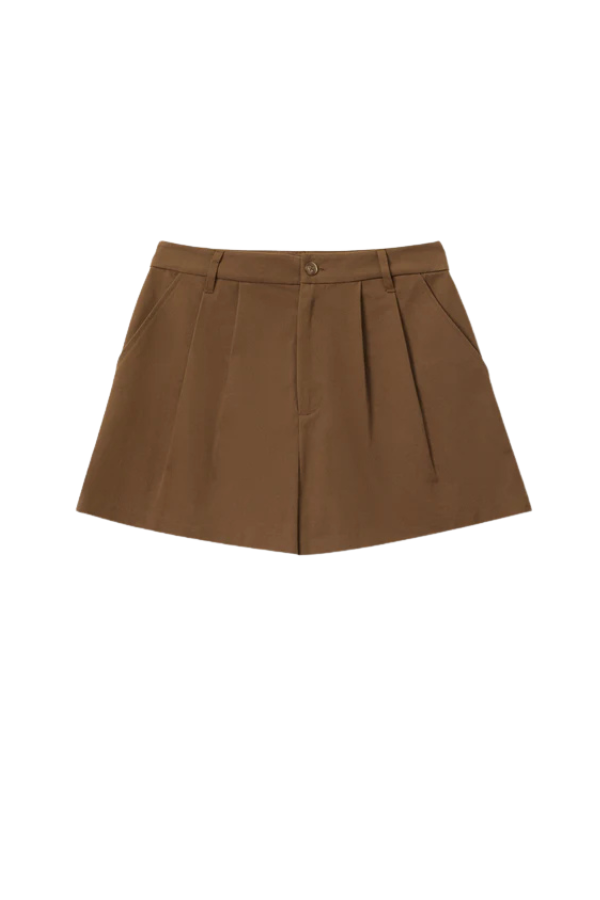 Mei Twill Shorts in Mocha