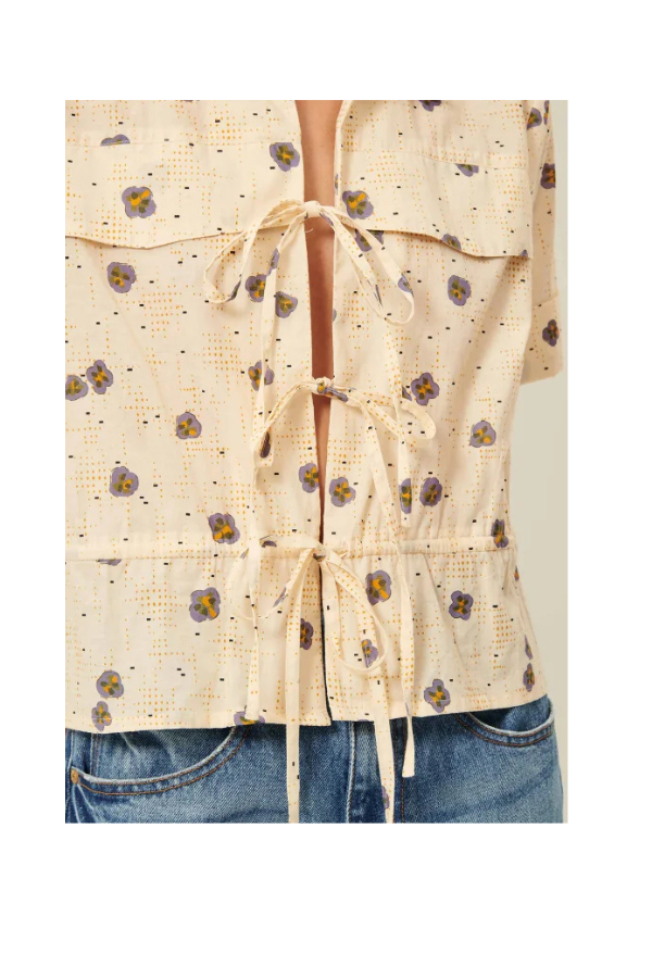 Chiavari Blouse in Plein Sel Seti