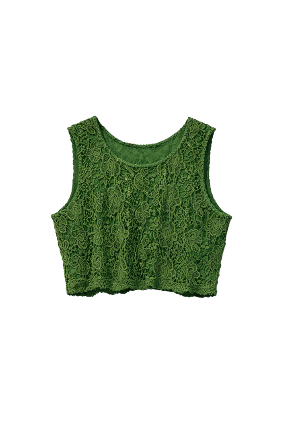 Adrienne Top in Garden Green