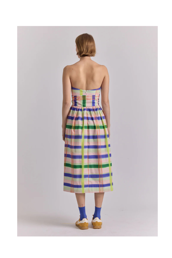 Dalila Dress in Aqua