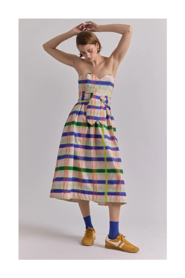 Dalila Dress in Aqua