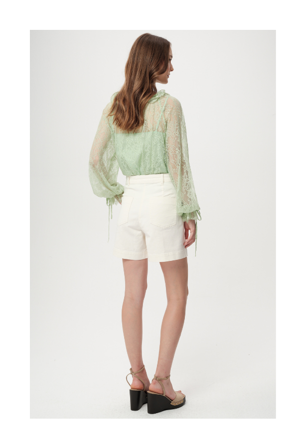 Jeremiah Shorts in Ecru