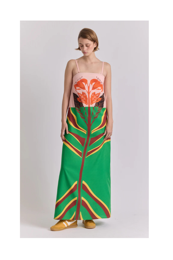 Aloe Dress in Amapola
