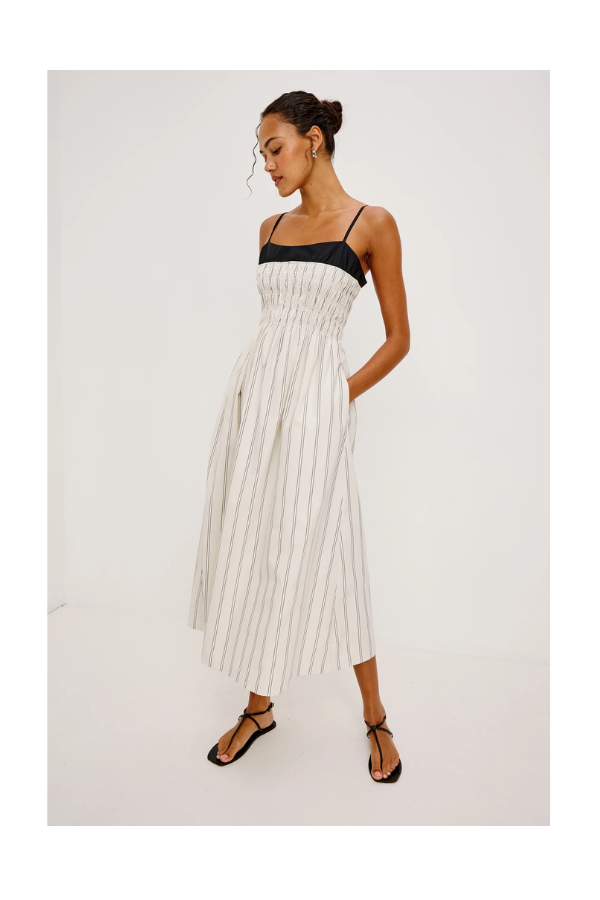 Primrose Dress in Palma Stripe