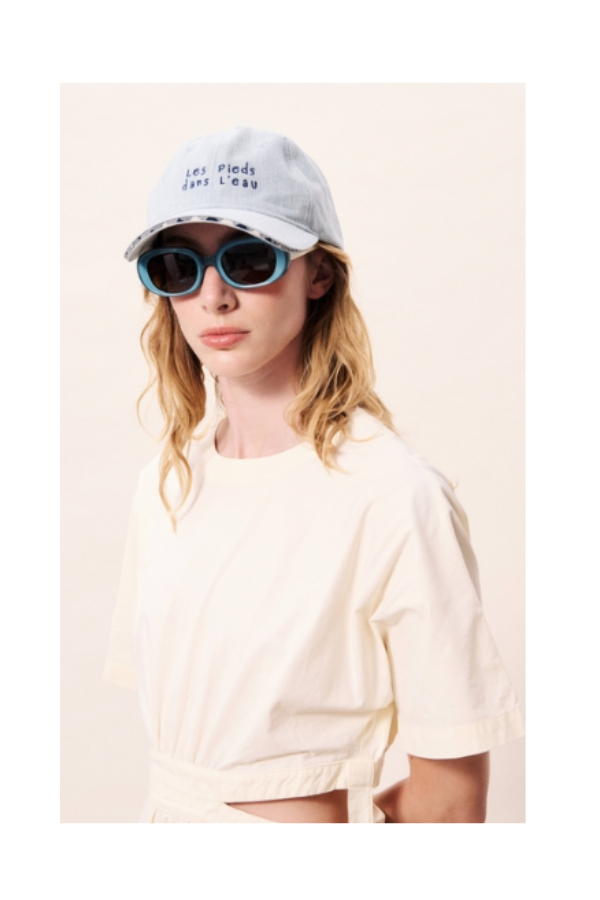 Pieds Cap in Bleu Jean