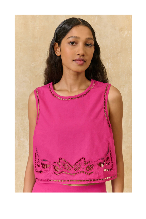 Irane Top in Fuchsia