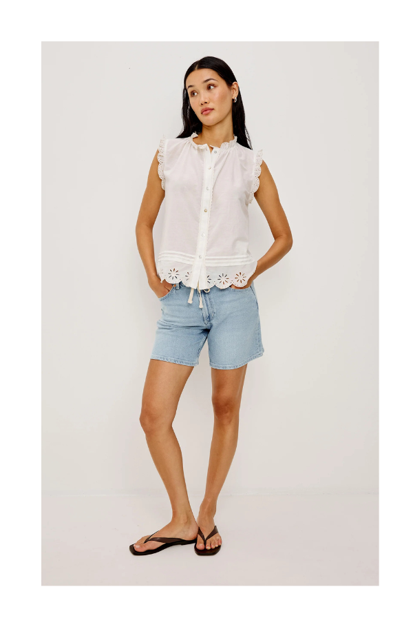 Avery Top in White