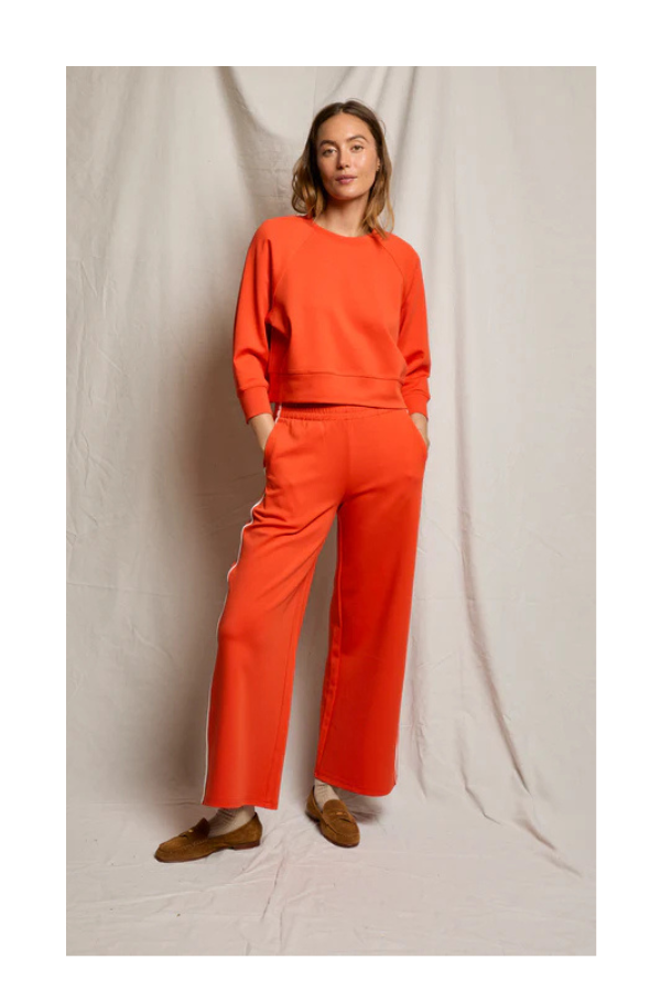 Mikos Travel Wide Leg Pants in Tomato
