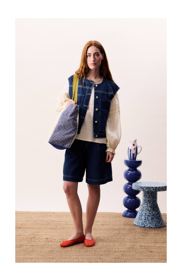 Lyra Tote Bag in Creme