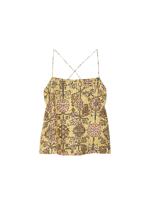 Top Pamela in Jaune