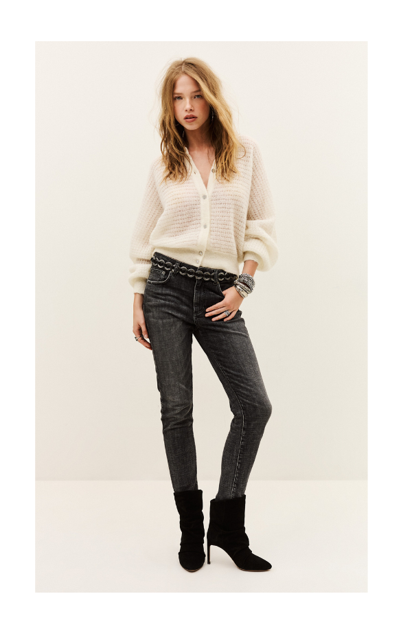 Isolar Cardigan in Ecru