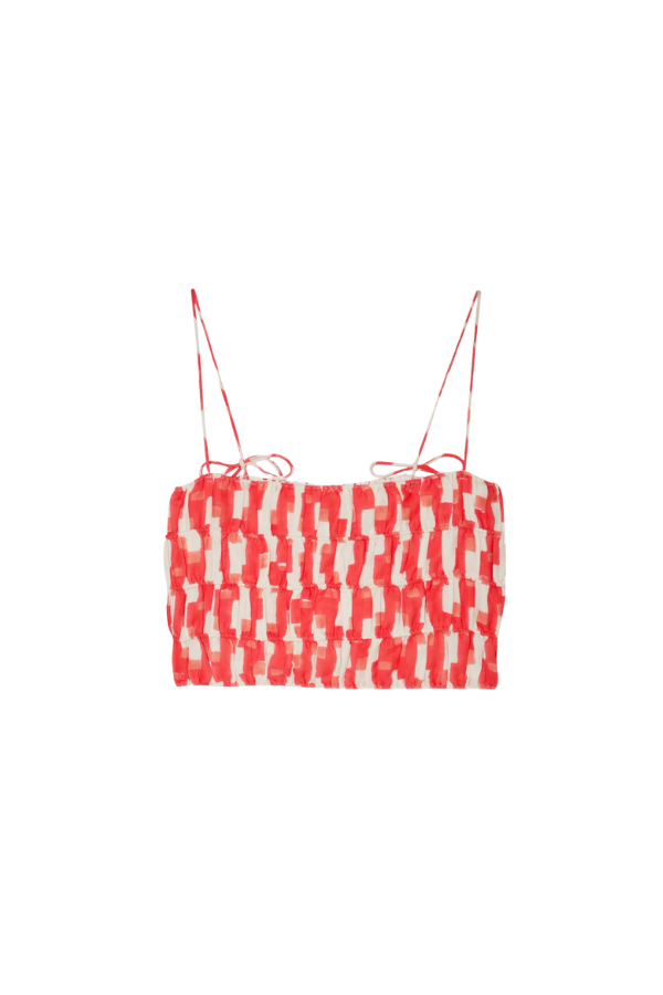 Puglia Top in Cherry Hopscotch