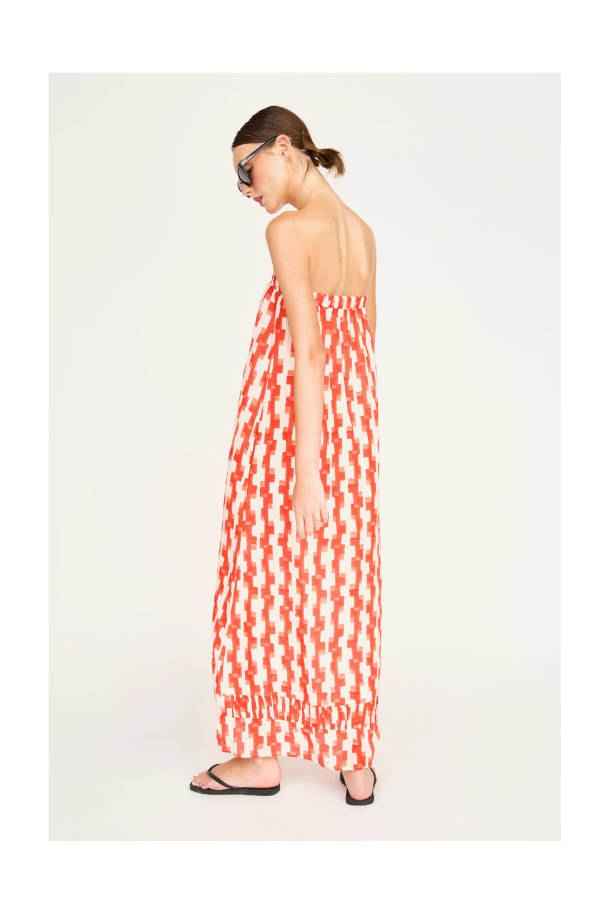 Bonaire Dress in Cherry Hopscotch