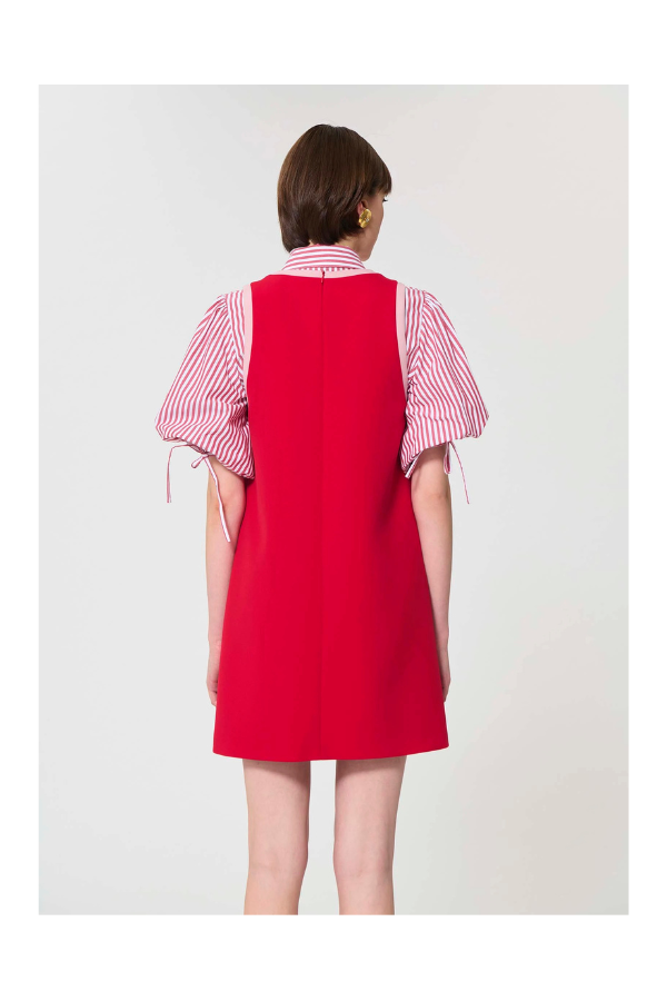 Rule Dress in Red Double Canvas