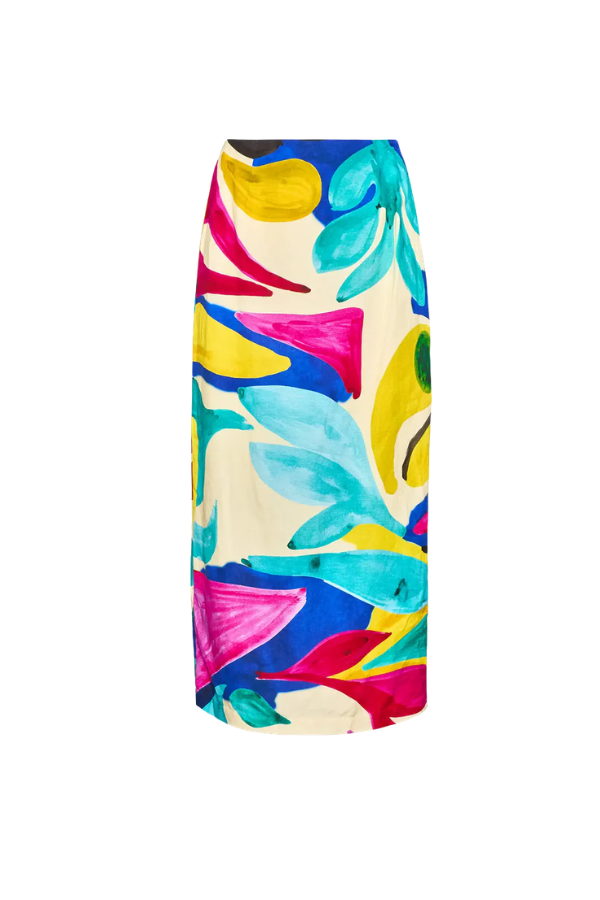 Lynne Skirt in Stroke of Spring