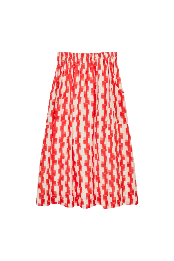 Verona Skirt in Cherry Hopscotch